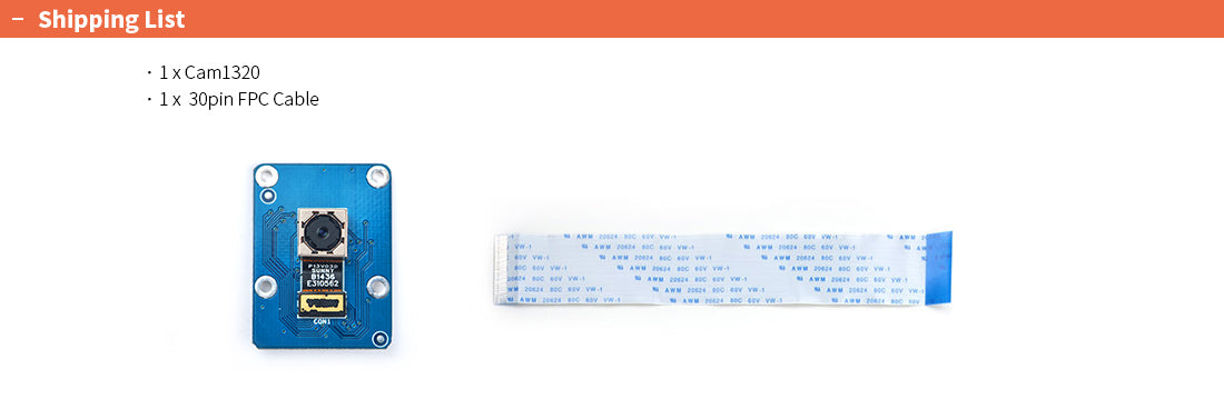 FriendlyElec CAM1320 13.2MP MIPI Camera Module