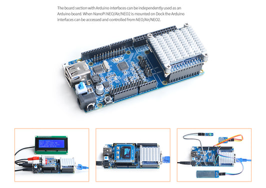 UNO Dock V2.0 for NanoPi NEO