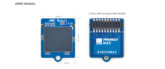 16GB eMMC 5.1 Module for NanoPi (Copy)