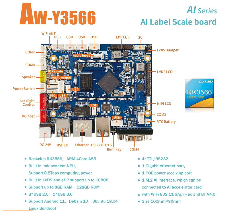 LIONTRON AW-Y3566 Smart AI Scale Motherboard