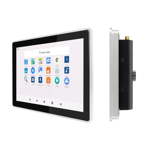 ControlHUB IPS Aluminum 10.1" inch IPS All in One HMI Android Panel PC A133P 1G RAM 8G ROM GPIO 6COM TTL RS232 RS485 Optional Relay