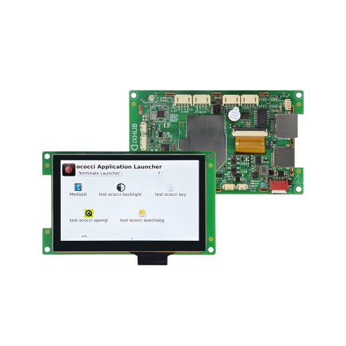 FlexCOM OpenHUB Open Frame 4,3" inch IPS All in One HMI Android Panel PC A133P 1G RAM 8G ROM GPIO 2COM RS232 Configurable TTL RS485 Optional Relay