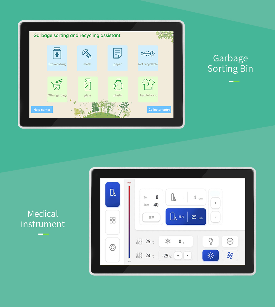 FlexCOM Control Hub Aluminum 7" inch IPS All in One HMI Android Panel PC RK3568 2GB RAM 16GB ROM CANBUS RS485 Supported