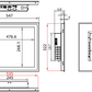 21.5" inch Industrial Flat Panel PC Windows i7 8GB DDR4 128GB All In One PC with Capacitive Touch – Mount Type C - 2