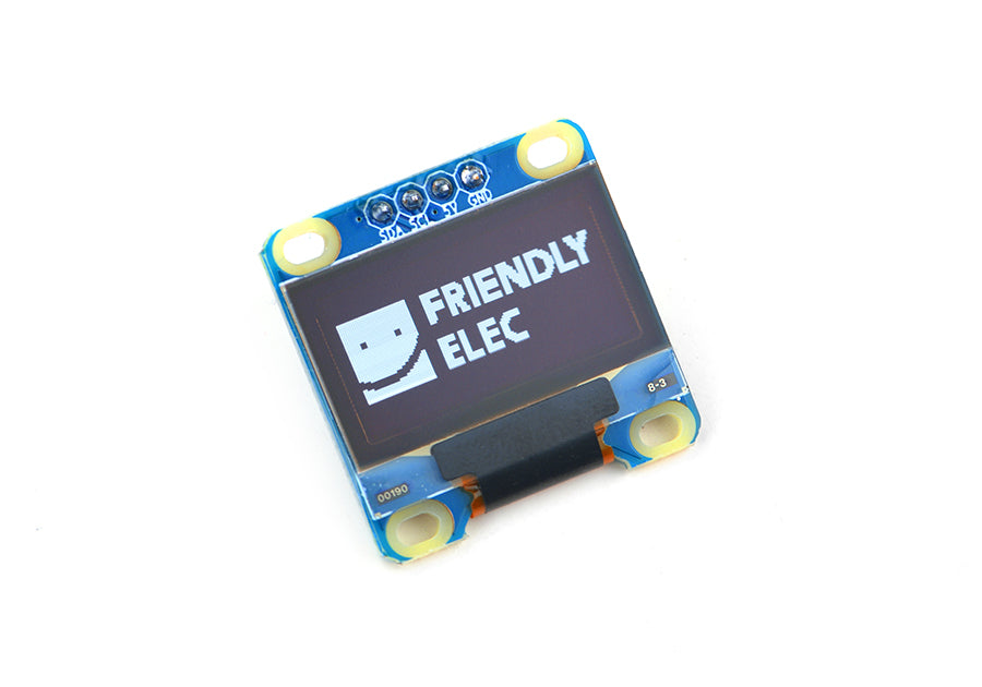 Friendly Elec Oled White Display Module 0.96inch I2C 128x64