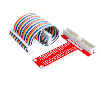 Raspberry Pi 3/4/B/B+ T-Type GPIO Expansion Board With 40P Rainbow Cable