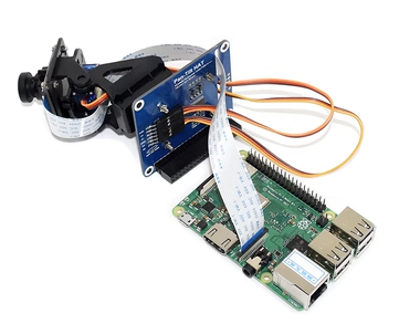 Raspberry Pi 4B/3B+ Two Degrees Gimbal Expansion Board Camera Servo Gimbal