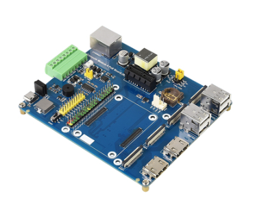 Raspberry Pi Compute Module 4 POE/RS485/RS232 Expansion Board Kit
