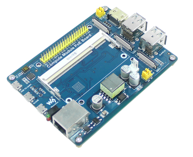 Raspberry Pi CM3/3+Lite POE Expansion Board with Metal Case And Fan Cooling