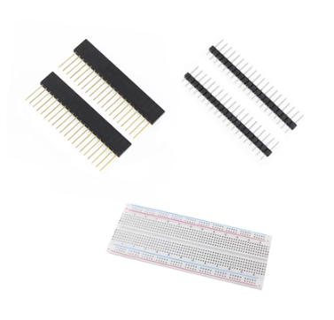 Raspberry Pi Pico Pin Header Kit & Breadboard