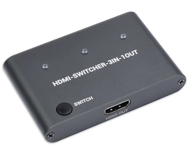 Raspberry Pi 4 Three-Way HDMI Switcher