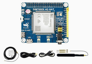Raspberry Pi 4B/3B+ 4G Communication Expansion Board for Nvidia Jetson Nnao 4G GNSS Module (SIM7600G-H)