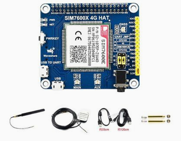 Raspberry Pi 4B/3B+ 4G Communication Expansion Board for Nvidia Jetson Nnao 3G GNSS Module (SIM7600CE)