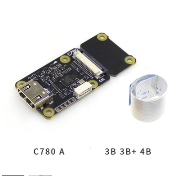 HDMI to CSI2 Adapter Board Camera Expension Board C780 A version (support 3B/3B+/4B)