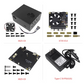 Raspberry Pi Metal Case with Expansion Board With Cooling Fan for 4B