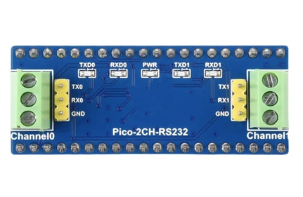 Raspberry Pi Pico RS232 Expansion Board Communication Transfer Module