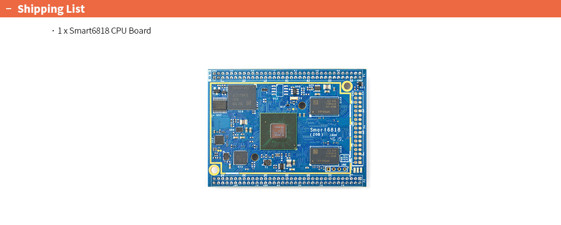 Friendly Elec Smart6818 CPU Board