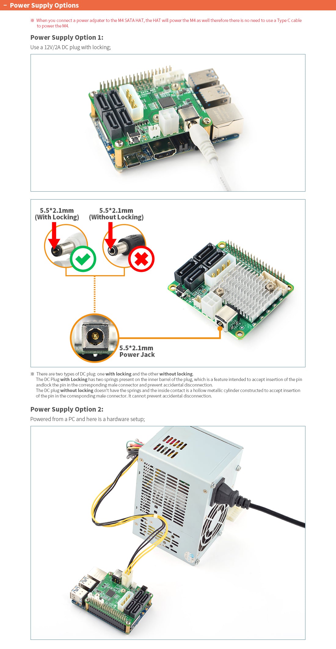 4x SATA HAT for NanoPi M4