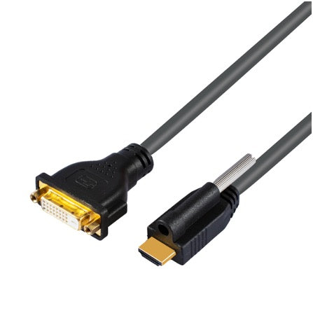 GIC23 HDMI TYPE A Male to DVI Female (With Screw and Cap)