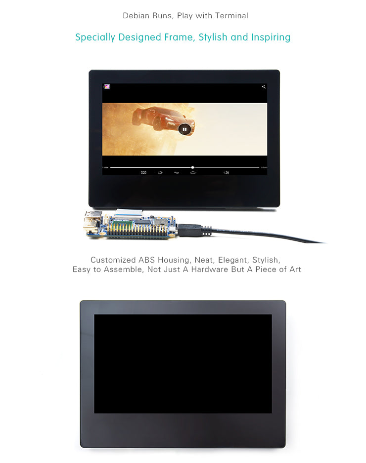 S701 7inch capacitive touch screen LCD 800x480