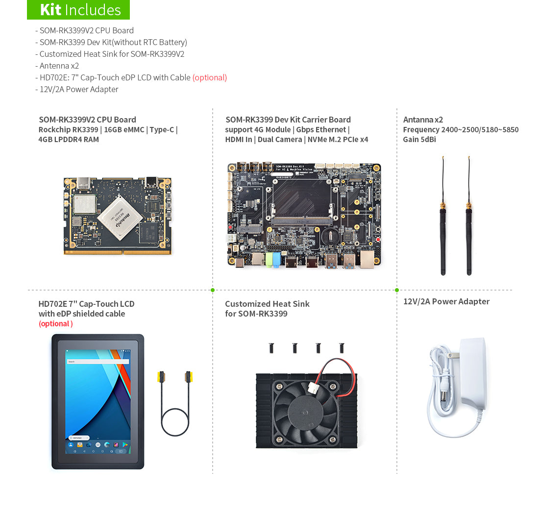 SOM-RK3399V2 Dev Kit
