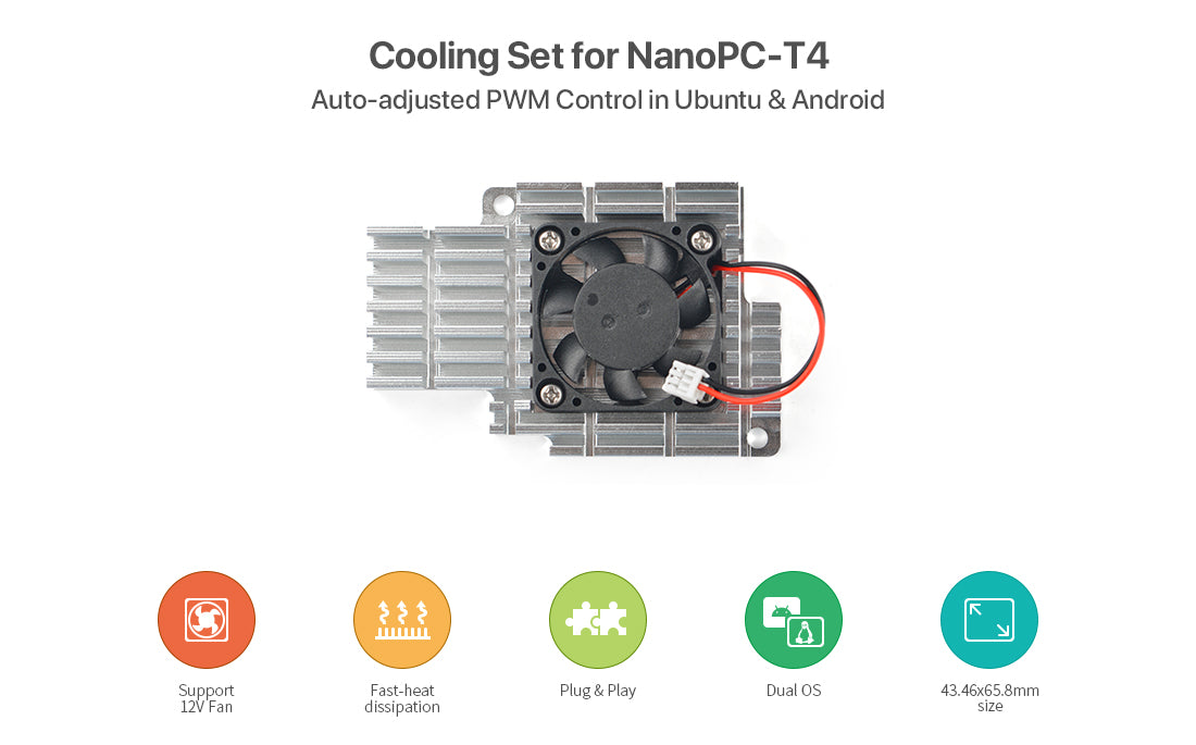 Cooling Set for NanoPC-T4